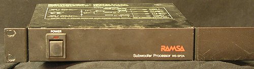 RAMSA SUB WOOFER PROCESSOR