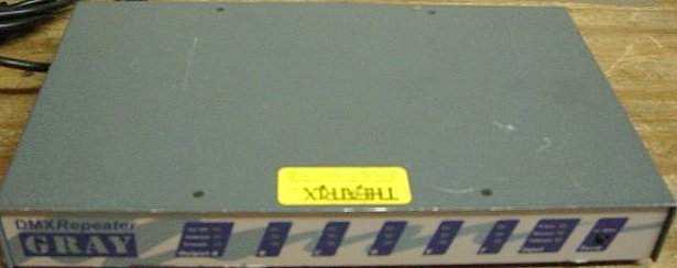 GRAY DMX OPTO SPLITTER